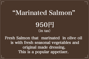 Marinated Salmon